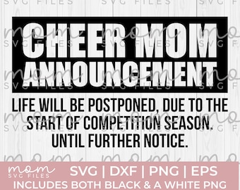 cheer mom Svg Png, cheer mom announcement svg, funny cheer mom svg, Cheer shirt svg, Cheerleader svg, cheer life svg, cheerleading svg