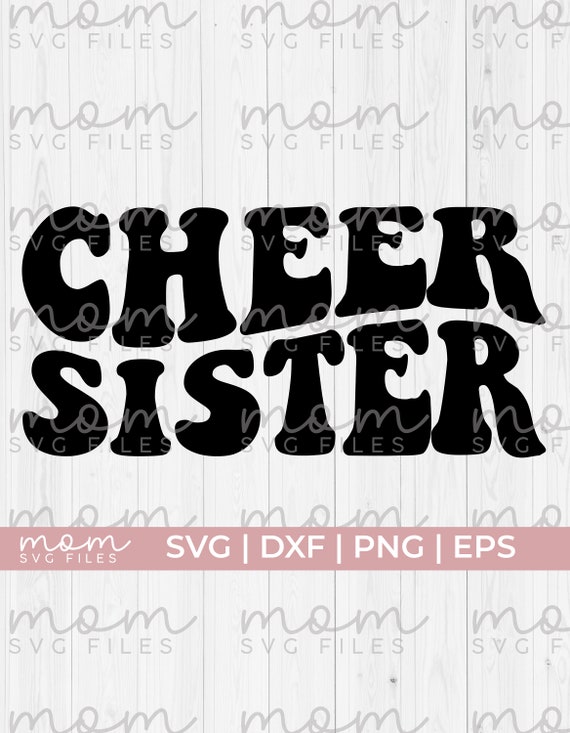 Cheer Sister Svg Cheer Sis Svg Cheer Shirt Svg Cheer Sister - Etsy
