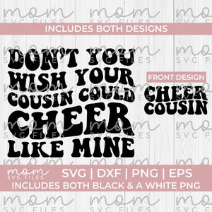jubeln Cousin svg Png, jubeln Cousin Shirt svg, Wünschst du nicht, dass dein Cousin jubeln könnte svg, lustige Cousin jubeln svg, Cheerleader svg