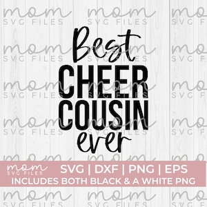 cheer cousin svg png, cheer cousin shirt svg, Cheerleader svg, cheer bow svg, cheer life svg, cheerleading svg, cheer squad svg, pom pom svg