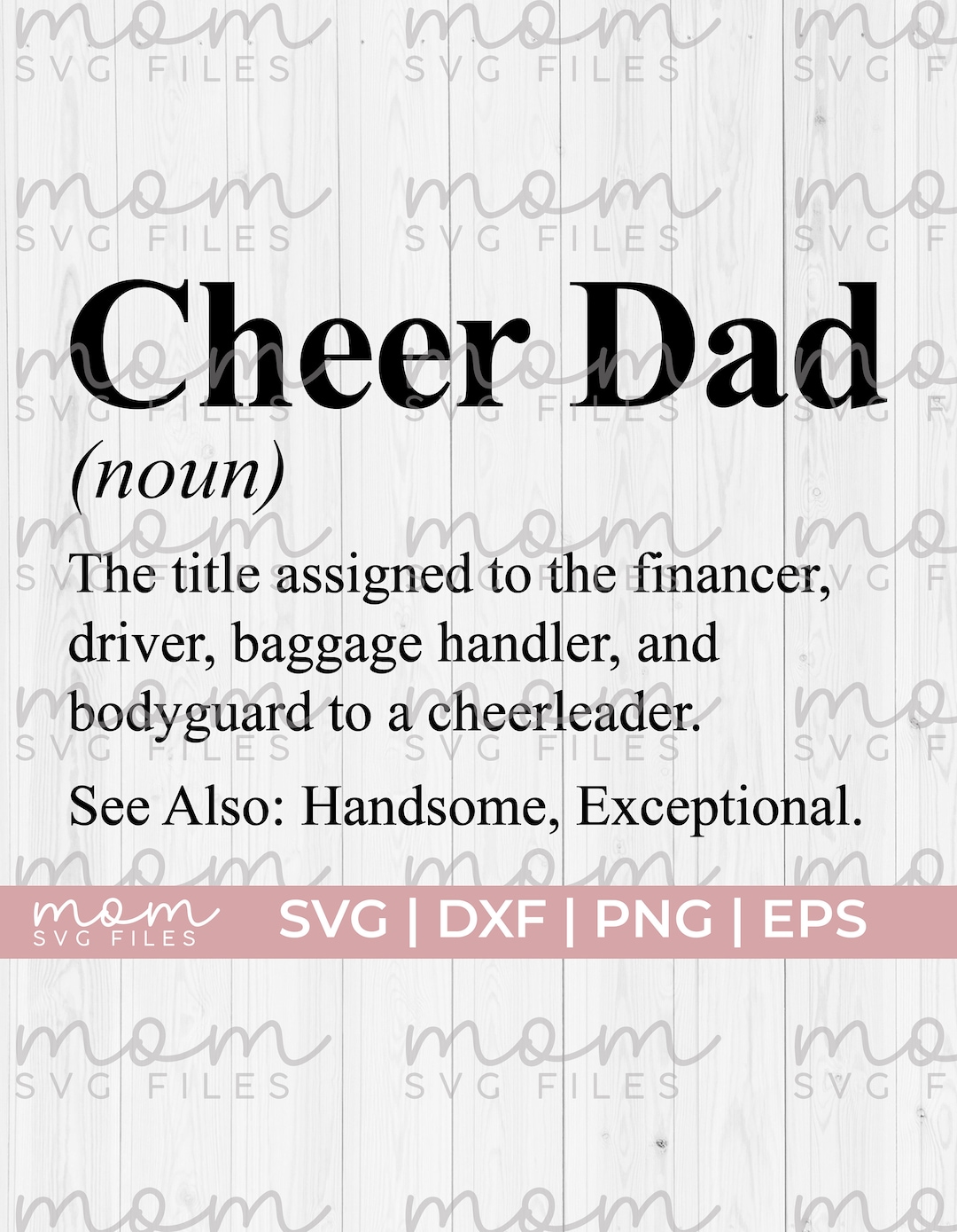 Cheer Dad Svg, Funny Cheer Dad Svg, Cheer Dad Shirt Svg, Cheerleader