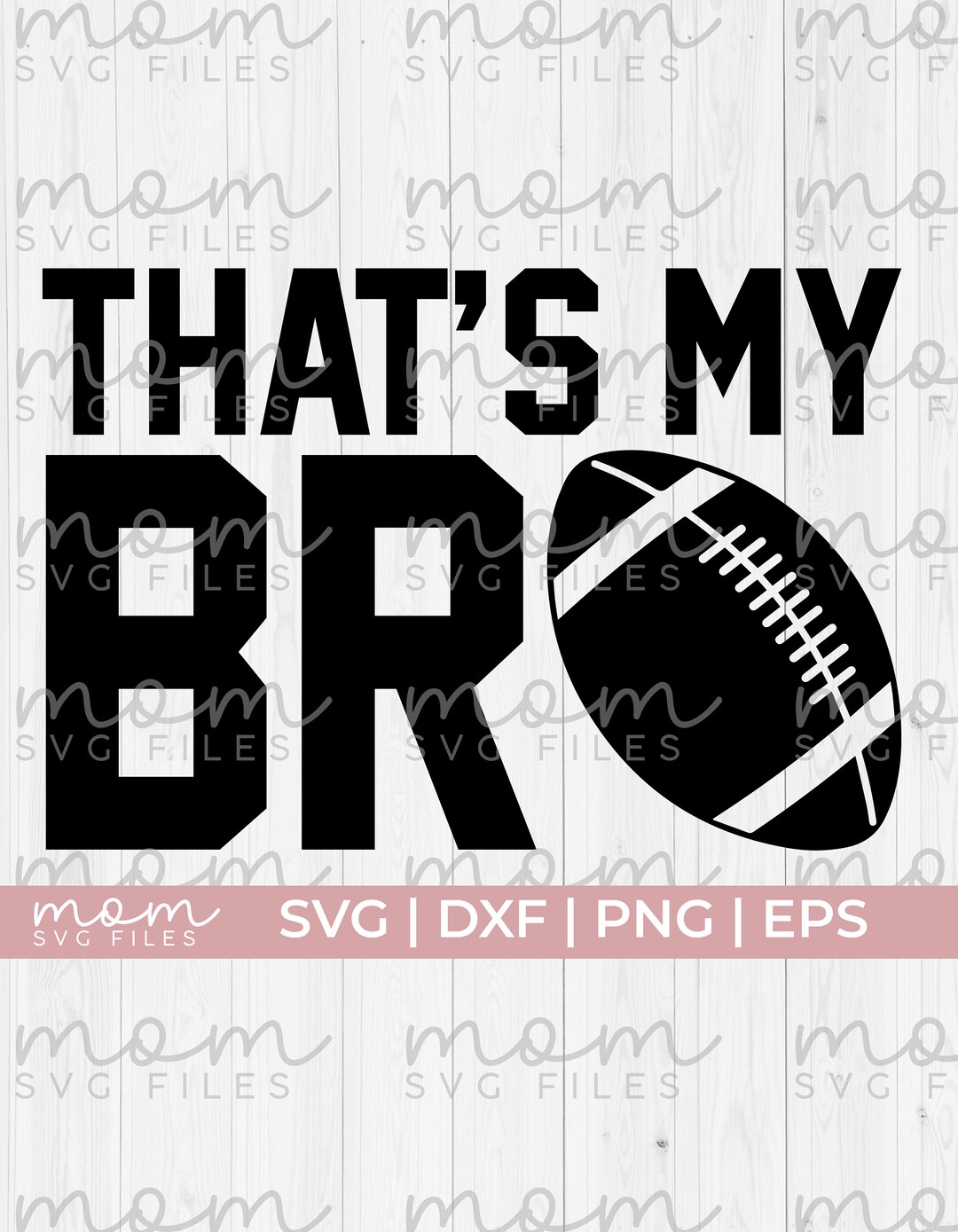 Football Brother Svg, Football Sister Svg, Football Bro Svg, Football