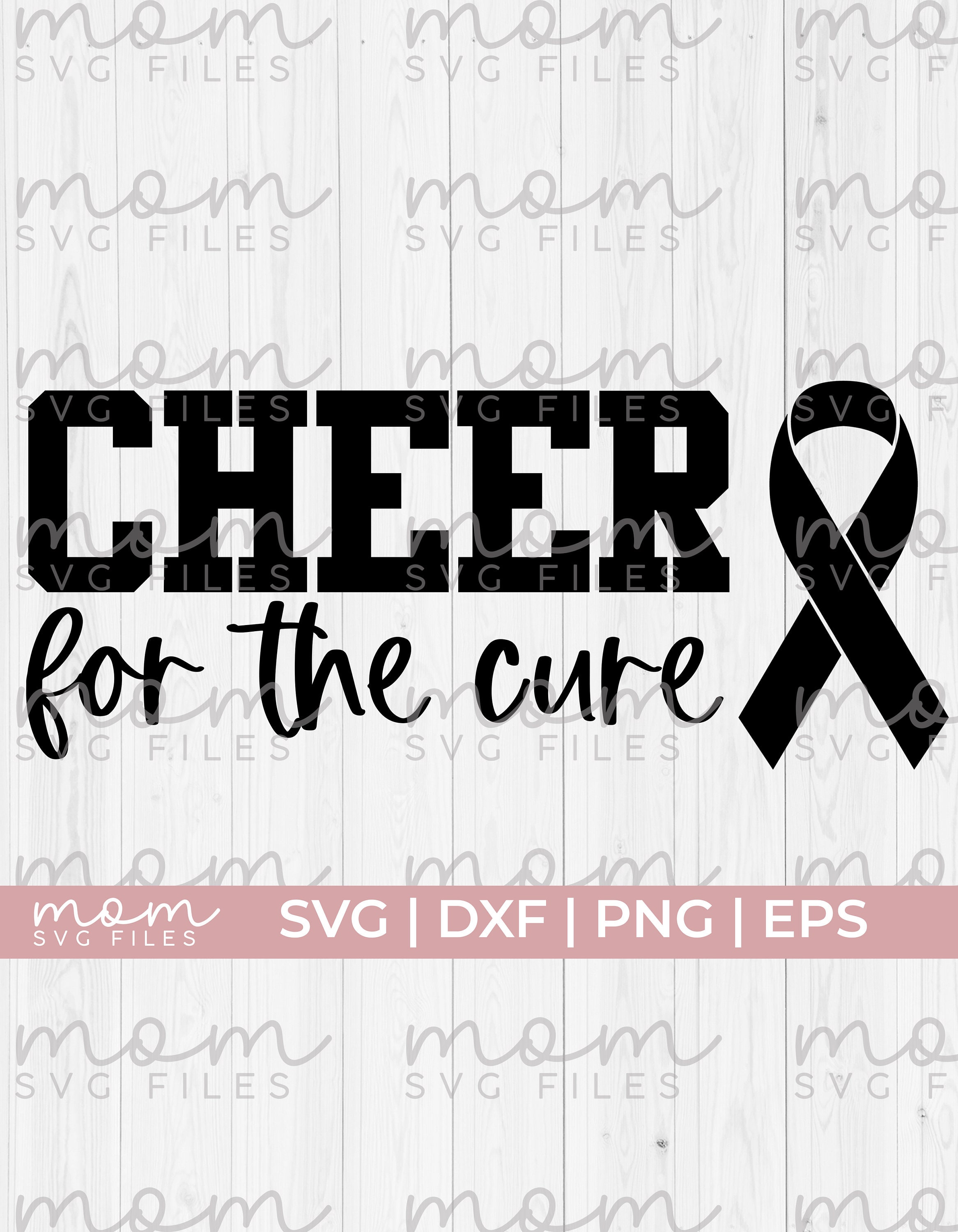 Cheer Svg Cheer for the Cure Svg Breast Cancer Svg Ribbon - Etsy Canada