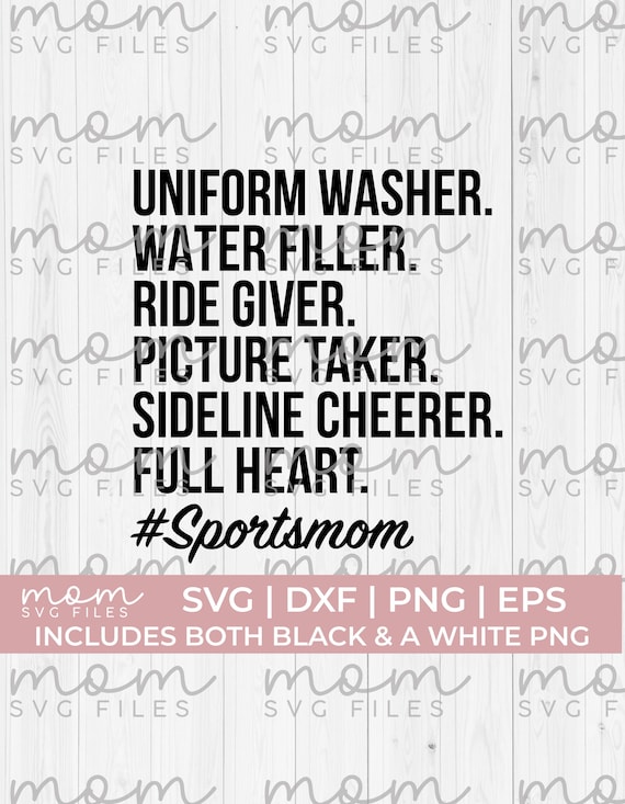 sports mom Svg Png, hockey mom svg, basketball mom svg, soccer mom svg, football mom svg, baseball mom svg, volleyball mom svg, tennis mom