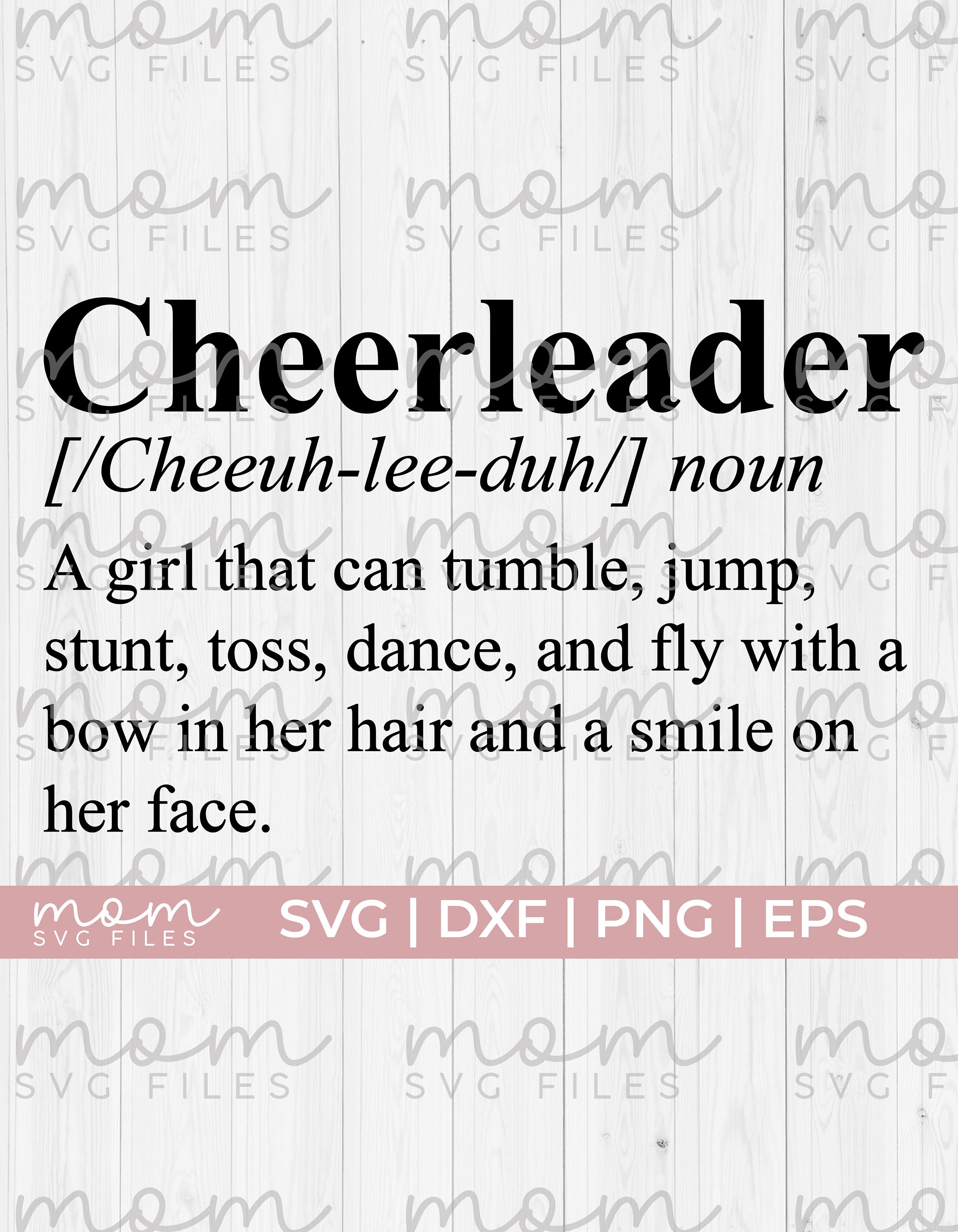 Cheerleader Definition Svg Cheer Shirt Svg Cheerleader Svg Etsy Ireland