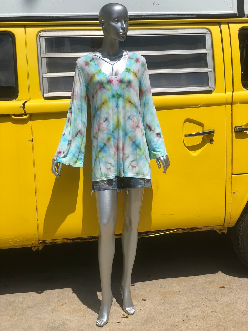 Bluebell Tie Dye Tunic Large