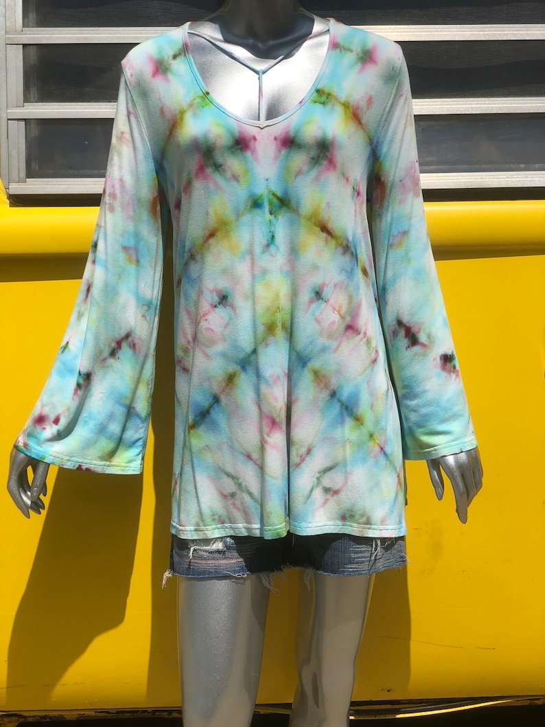 Bluebell Tie Dye Tunic Large