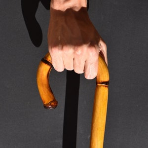 Bastón de madera / Madera de cerezo / Hecho a mano / Hallazgo raro / Idea de regalo / Hombres y mujeres / Portugal
