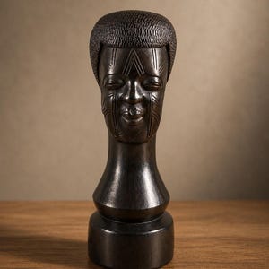 アフリカ美術コンゴ彫刻｜アンティーク部族木製像｜19世紀の民族誌的