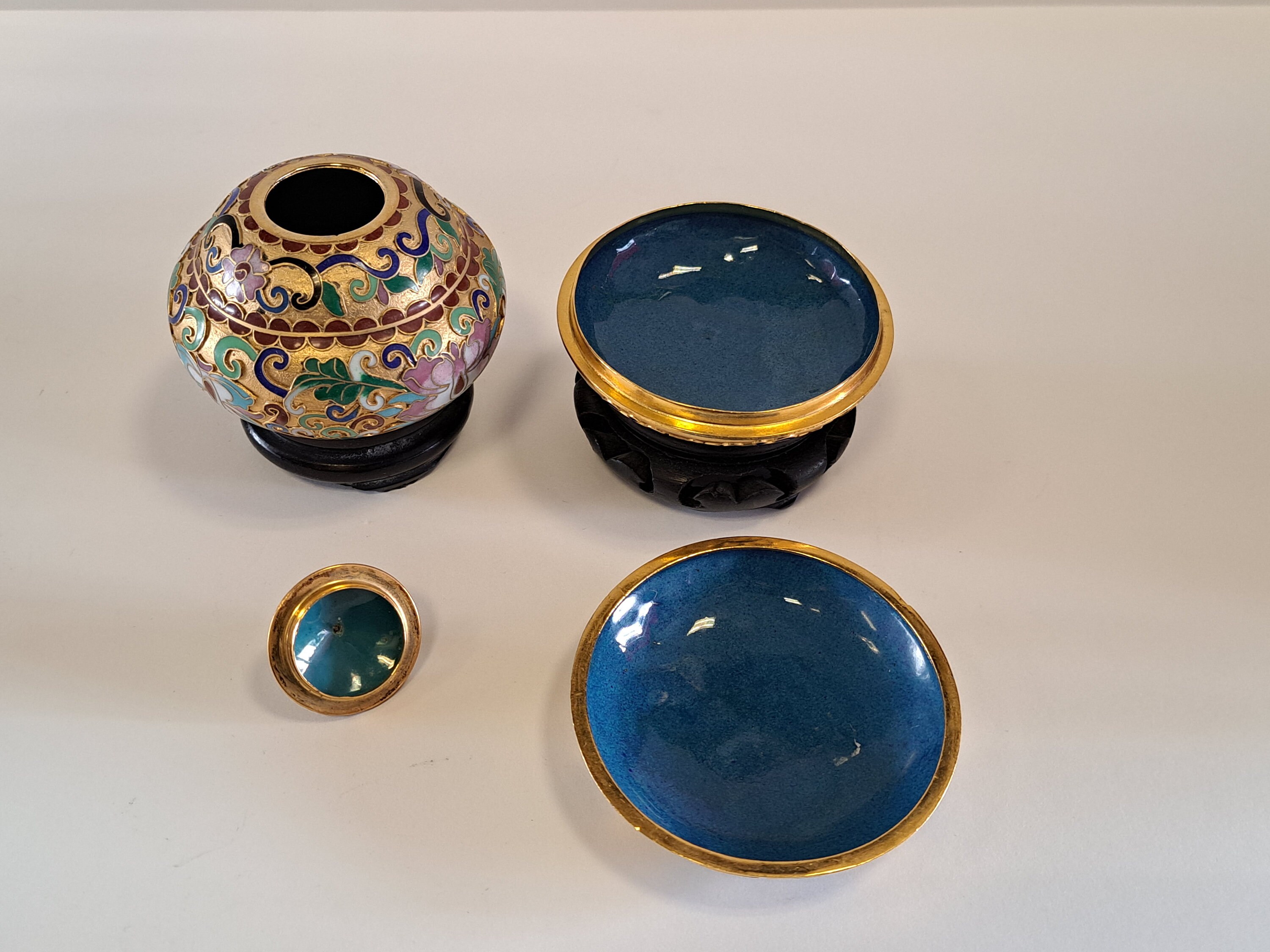 宝石箱七宝焼 七宝焼きの箱 小物入れ 宝石箱 2個セット - Etsy 日本