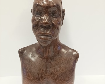 マコンデ彫刻 - アフリカの伝統的な手彫りの黒檀 - 彫刻 - Etsy 日本