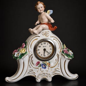 Dresden Porcelain Clock - Etsy