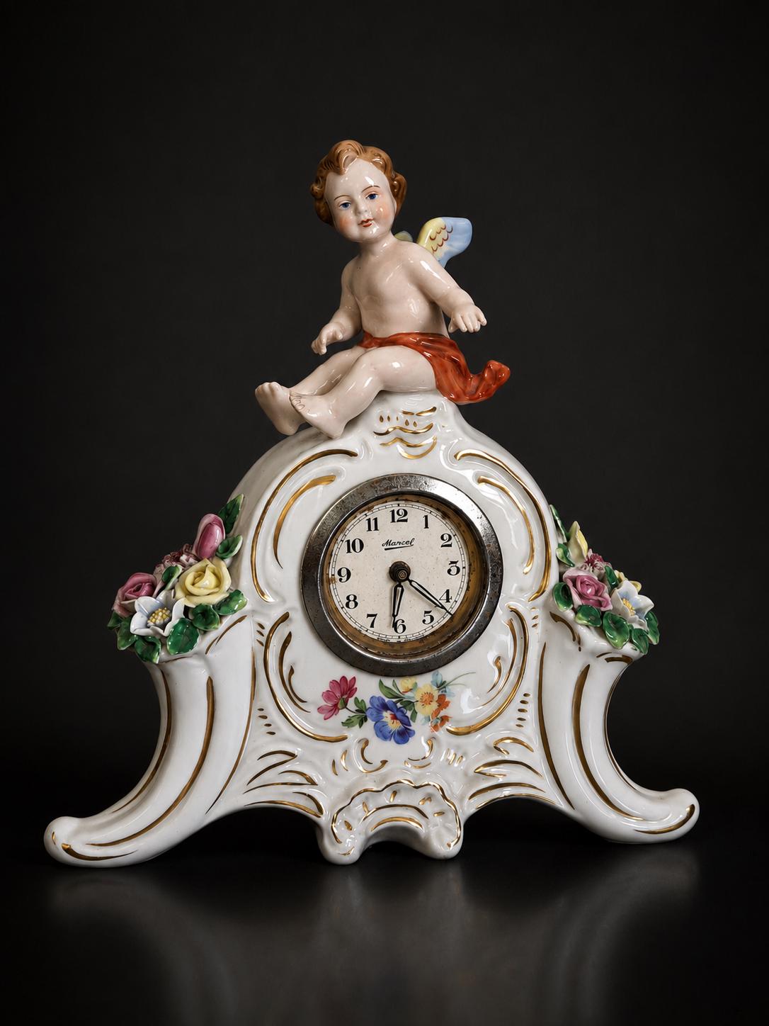 Dresden Porcelain Clock - Etsy