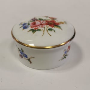 Vintage England Porzellan Schmuckschatulle Schmuckschatulle