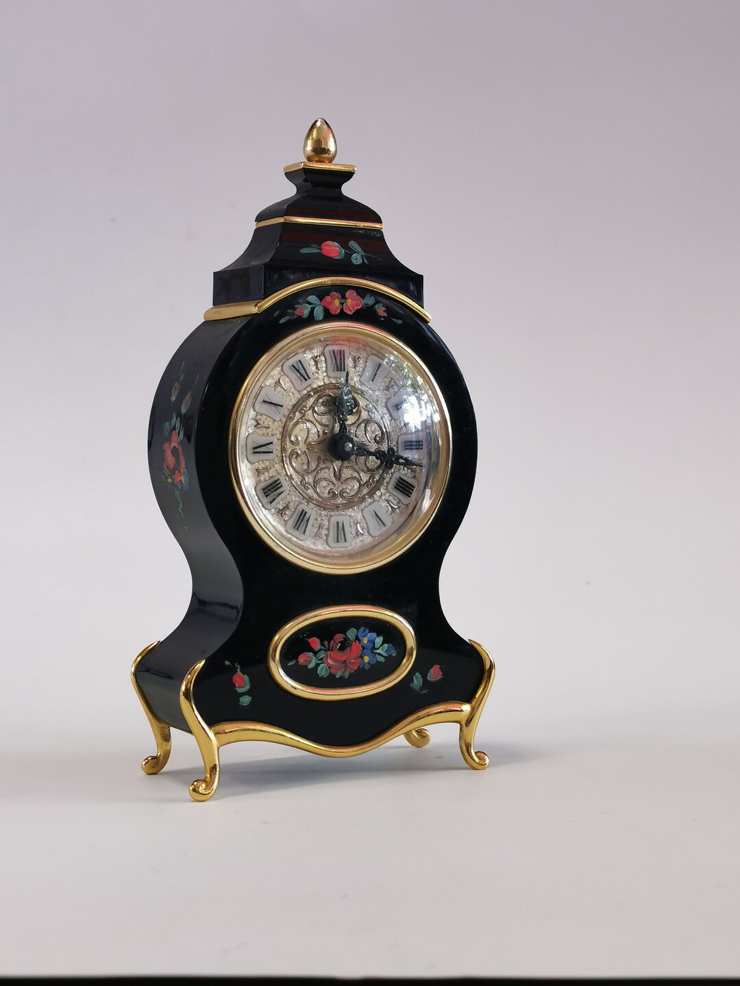 Vintage Table or Mantel Clock Manufactured Mini - Etsy