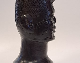 マコンデ彫刻 - アフリカの伝統的な手彫りの黒檀 - 彫刻 - Etsy 日本
