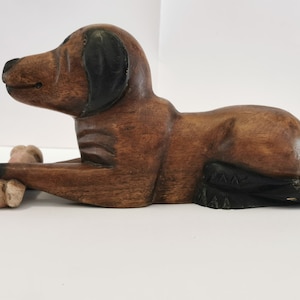 Hand Carved wooden Dachshund Dog, Dog lovers