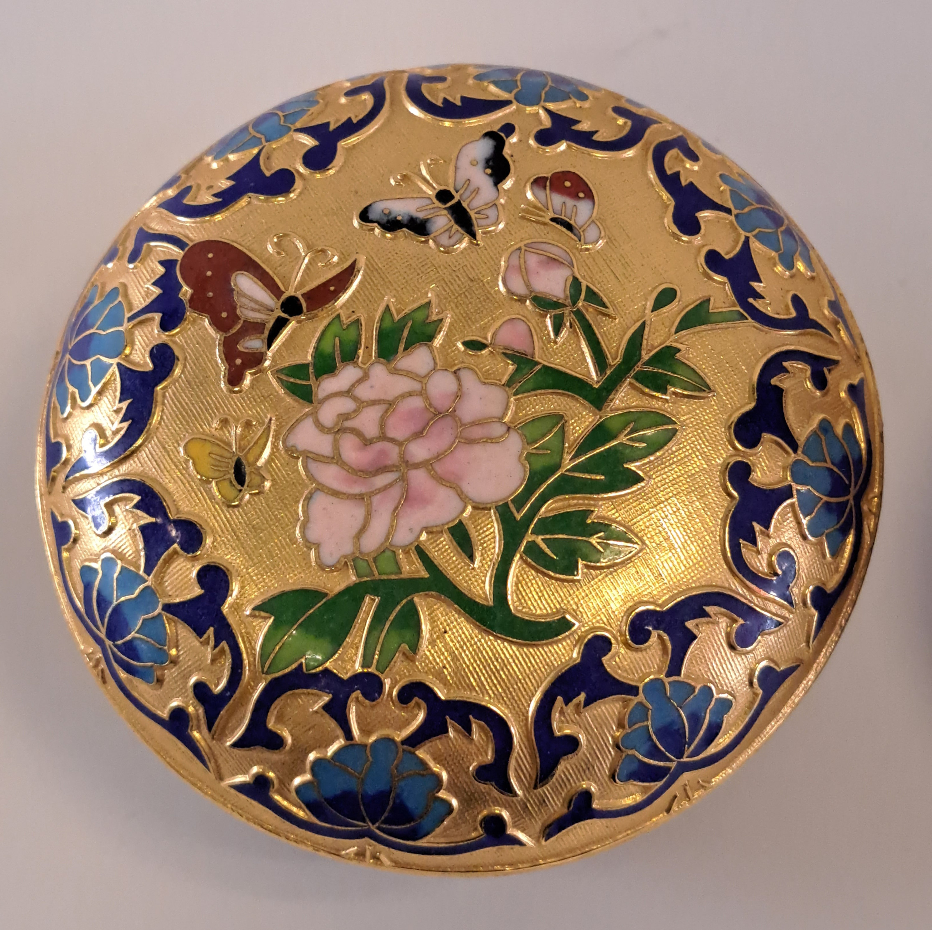 七宝焼きの箱 小物入れ 宝石箱 2個セット - Etsy 日本