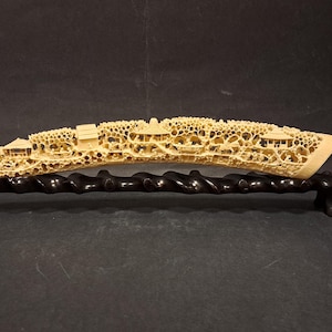 Vintage hand carved Chinese Sculpture