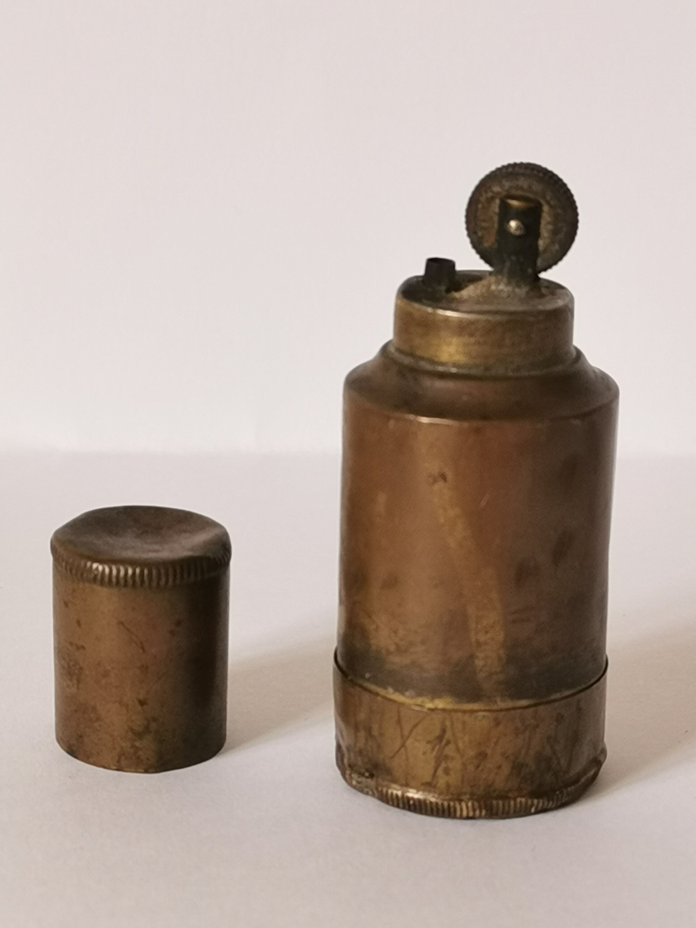 cigarette lighter petrol Antique Brass Petrol Cigarette Lighter , 1930s