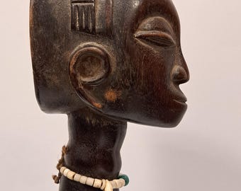 アフリカ美術コンゴ彫刻｜アンティーク部族木製像｜19世紀の民族誌的