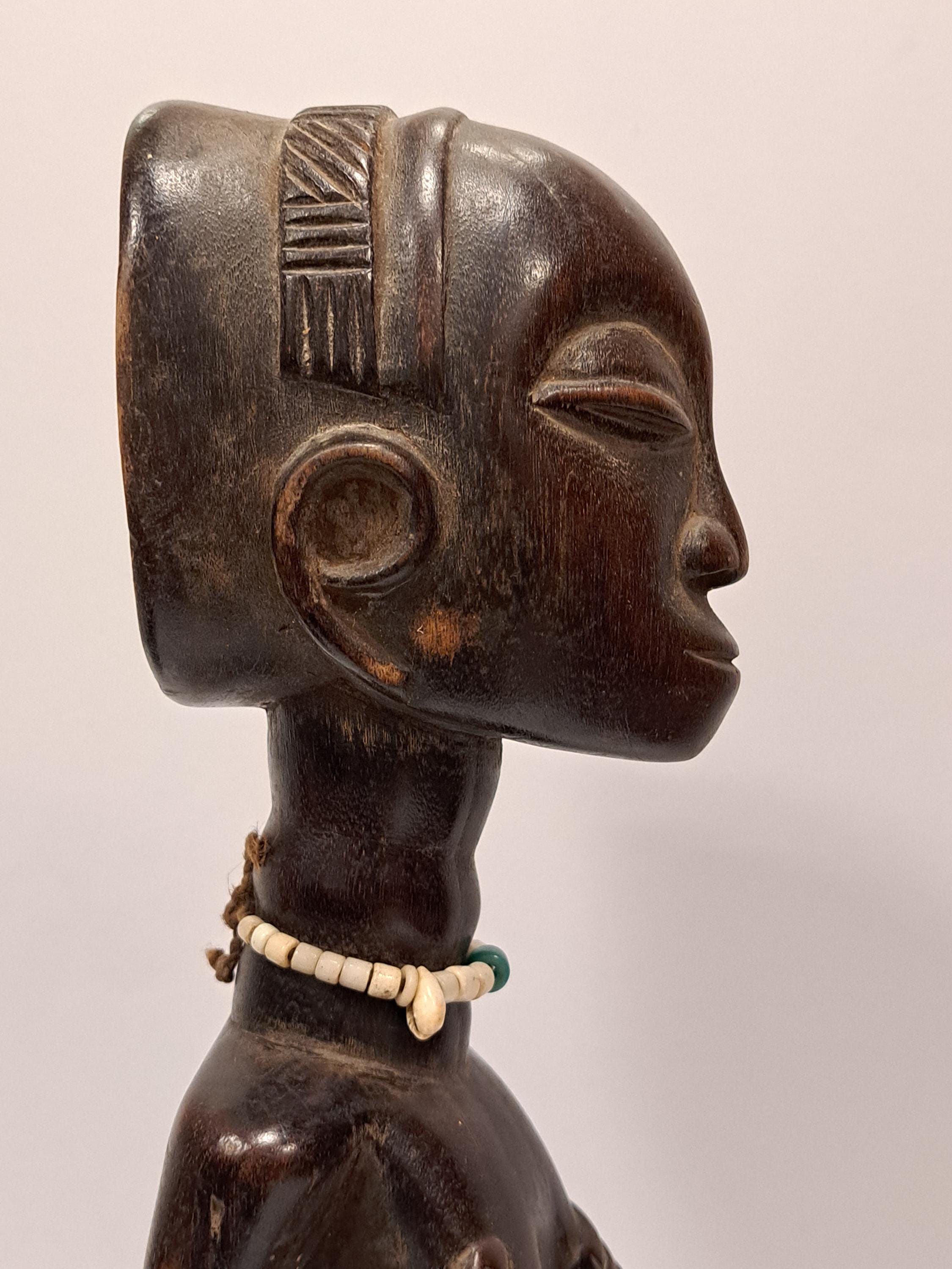 アフリカ美術コンゴ彫刻｜アンティーク部族木製像｜19世紀の民族誌的