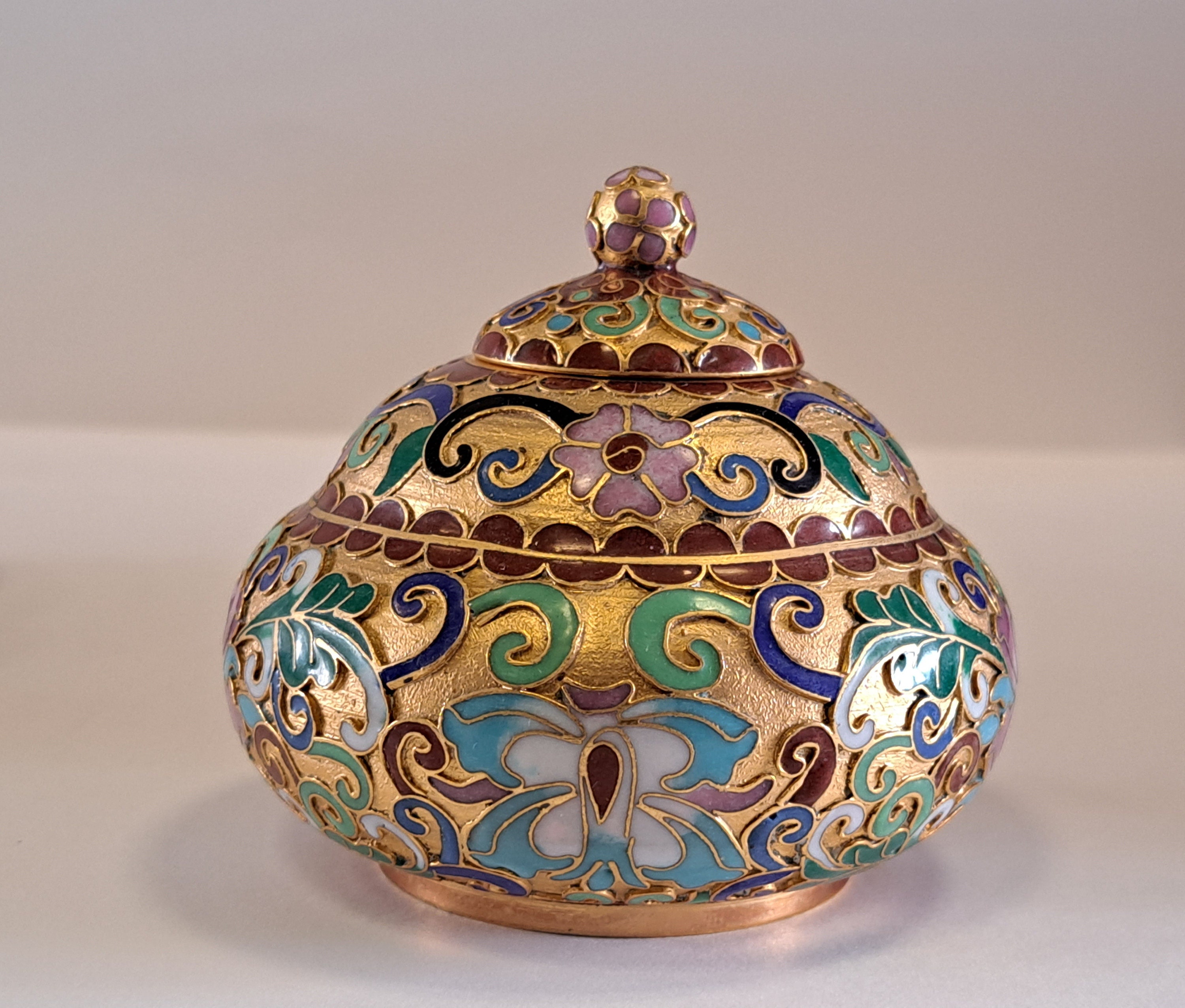 七宝焼きの箱 小物入れ 宝石箱 2個セット - Etsy 日本