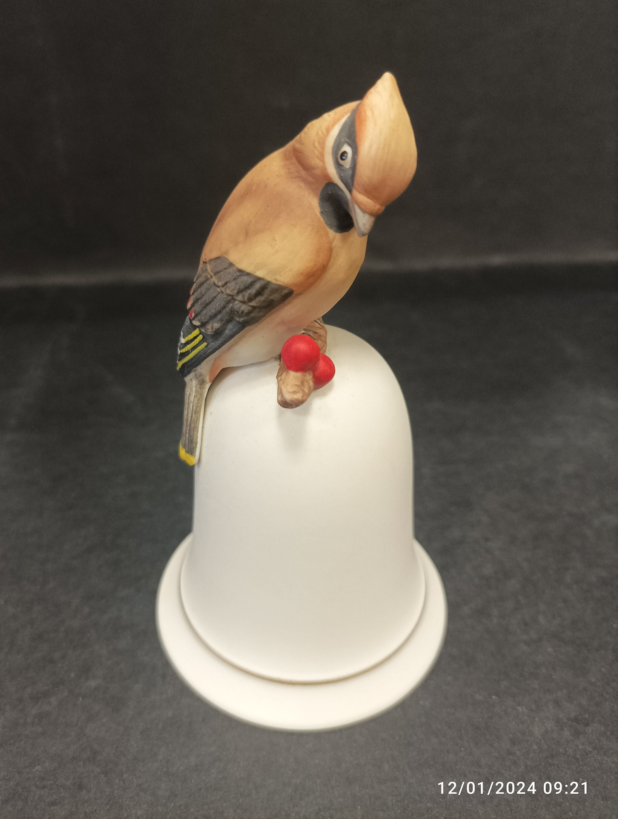 Vintage Porcelain table bell, Hand painted