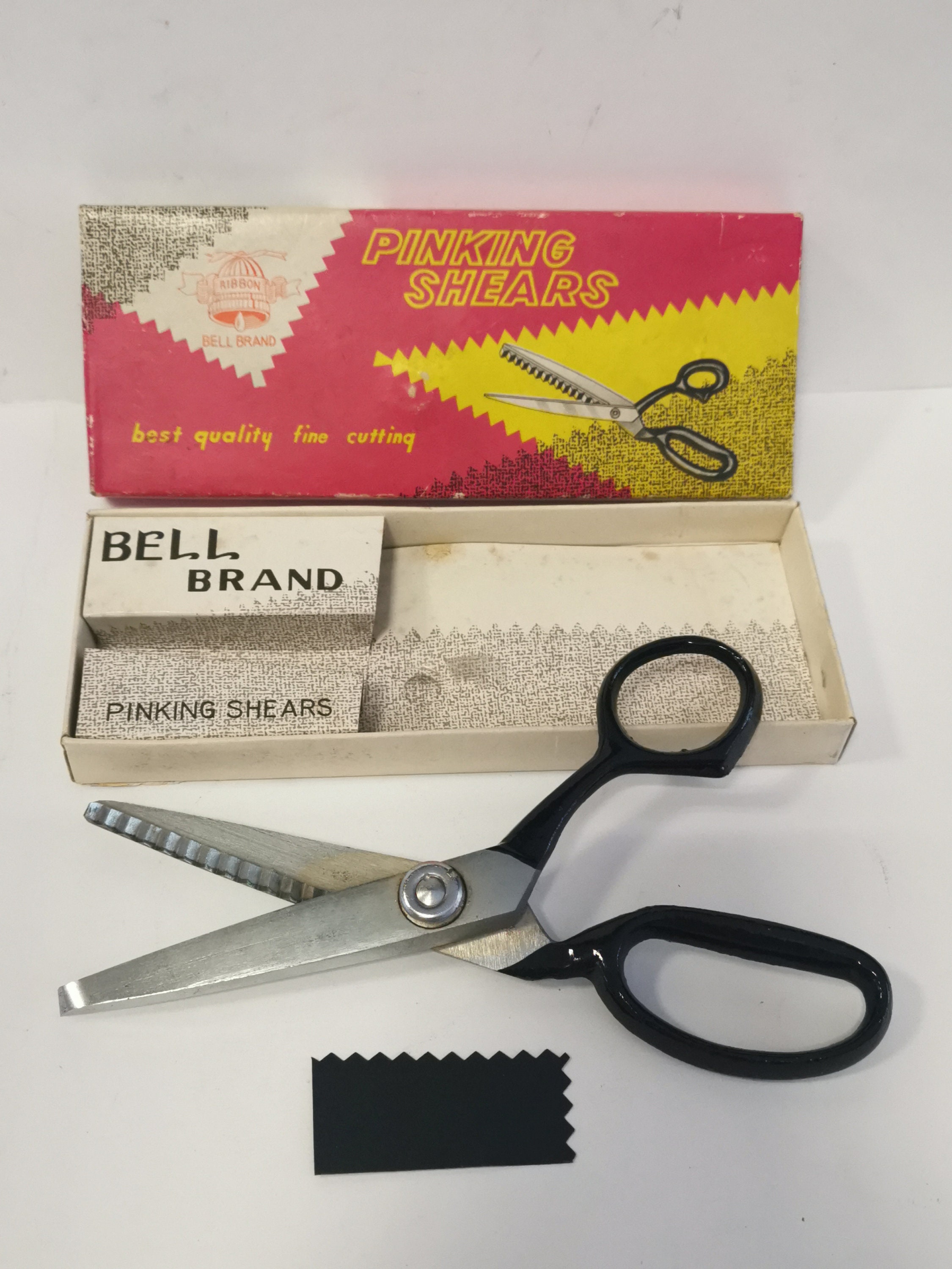 Pinking Shears For Fabric Cutting Zig Zag Scissors Scrapbook - Temu Germany