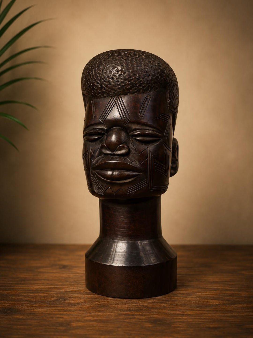 マコンデ彫刻 - アフリカの伝統的な手彫りの黒檀 - 彫刻 - Etsy 日本