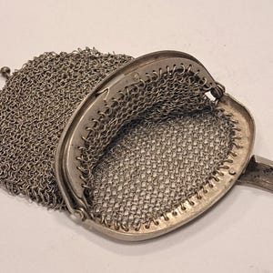 Antique Sterling Silver Coin Purse, 1920s
