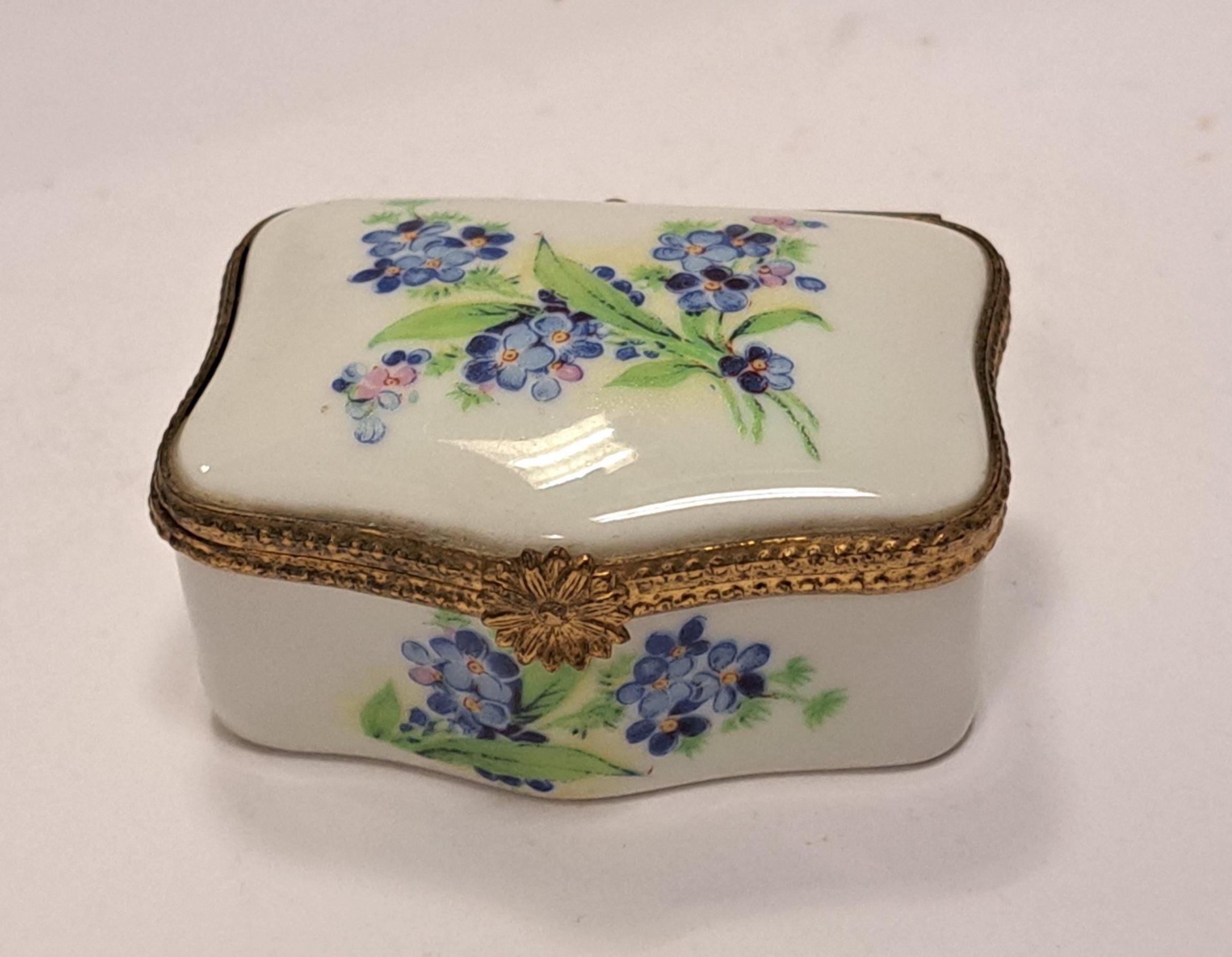 ジュエリーケース ボックス LIMOGES FRANCE フランス リモージュ製 仏ヴィンテージ Limoges リモージュボックス（ハート