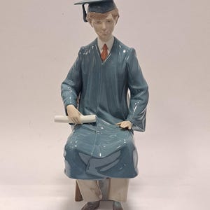 Vintage LLadro Porcelain Figurine , Handmade, Hand painted, Art decor