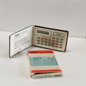 MBO Traveler Kartenrechner - Vintage - alter Taschenrechner