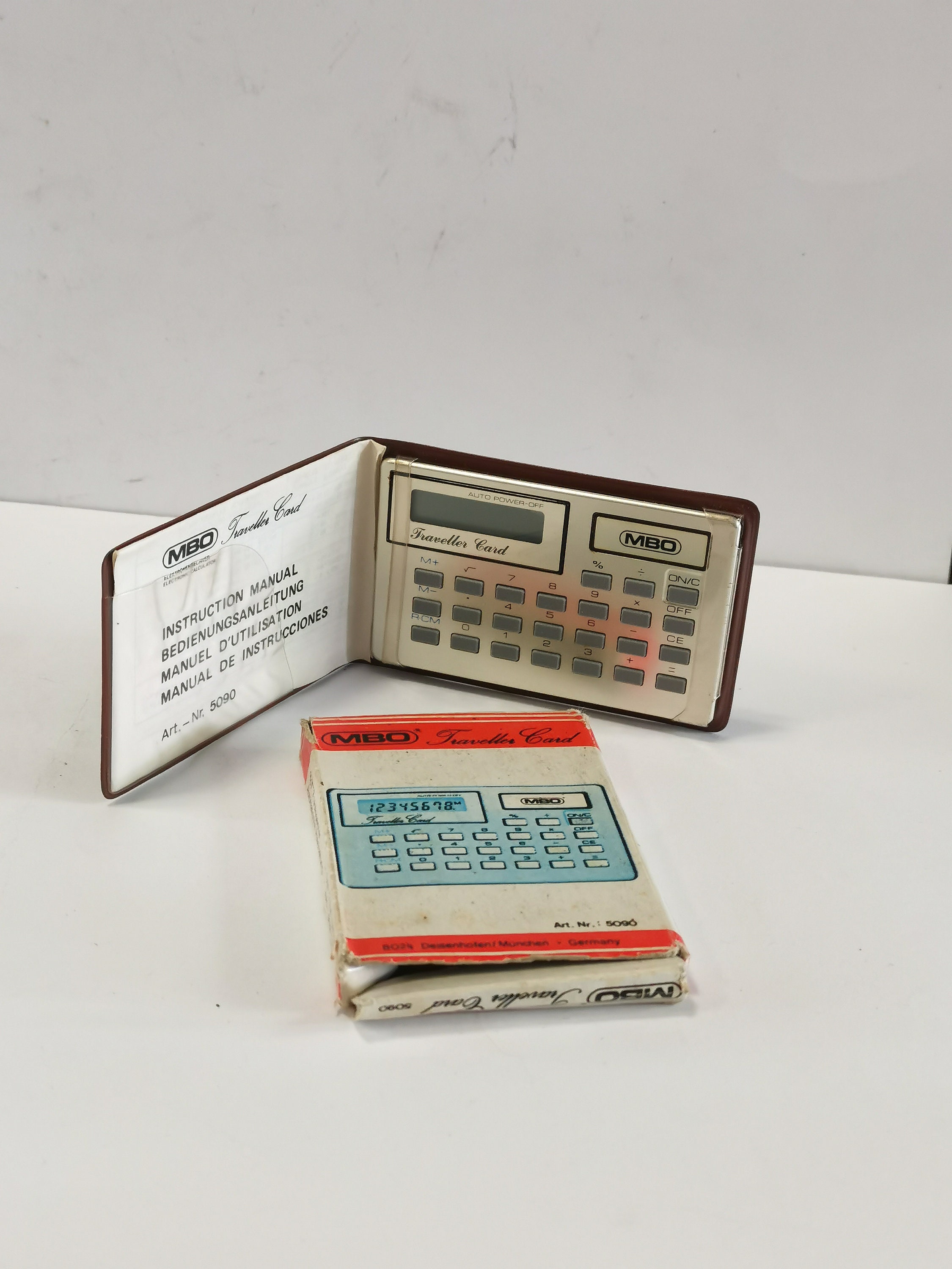 Calculatrice Vintage Electro Calcul 80MS – 1978 – Neuve En Boîte (Hong Kong)