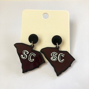 South Carolina State Acrylic Earrings
