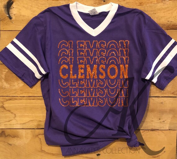 custom clemson jersey
