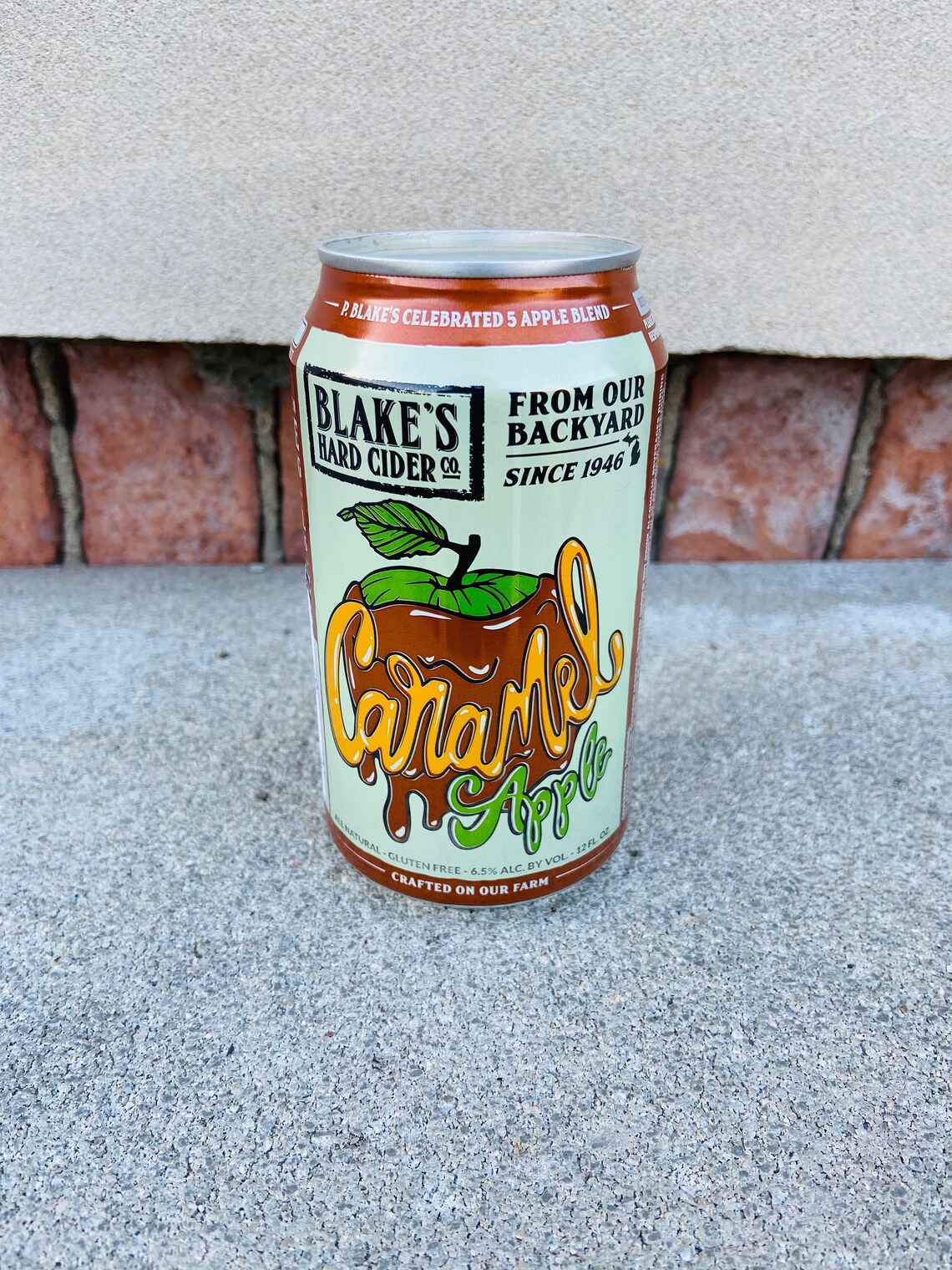 Upcycled Blake's Caramel Apple Beer Can Candle Etsy