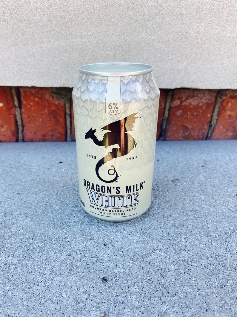 Upcycled New Holland Dragon S Milk White Craft Beer Can Etsy