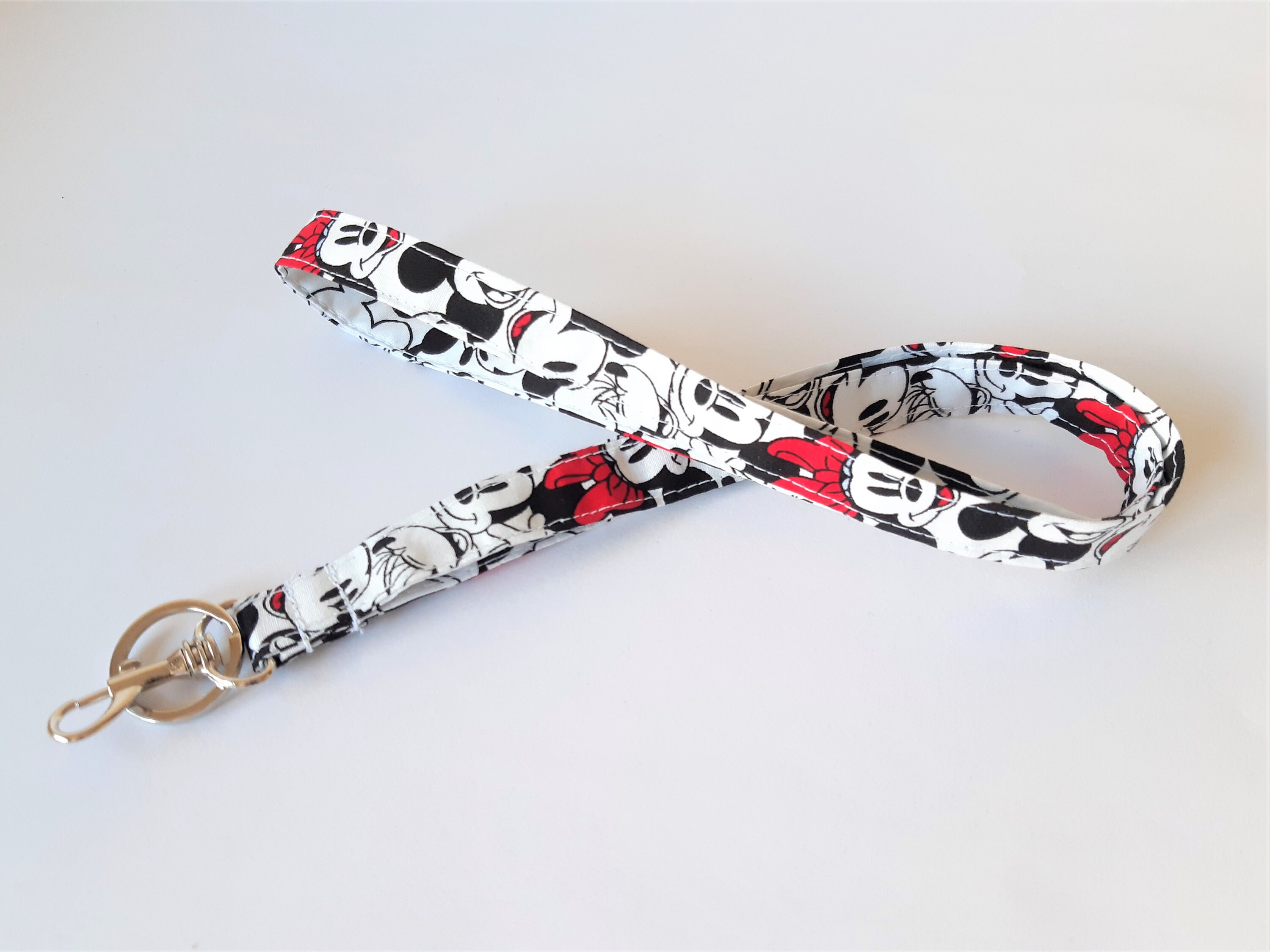 Mickey Mouse ID Badge With Lanyard Option ID Holder Handmade - Etsy ...