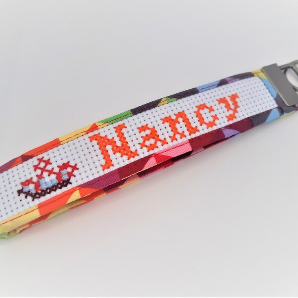 Cross Stitch Keyring Etsy Australia