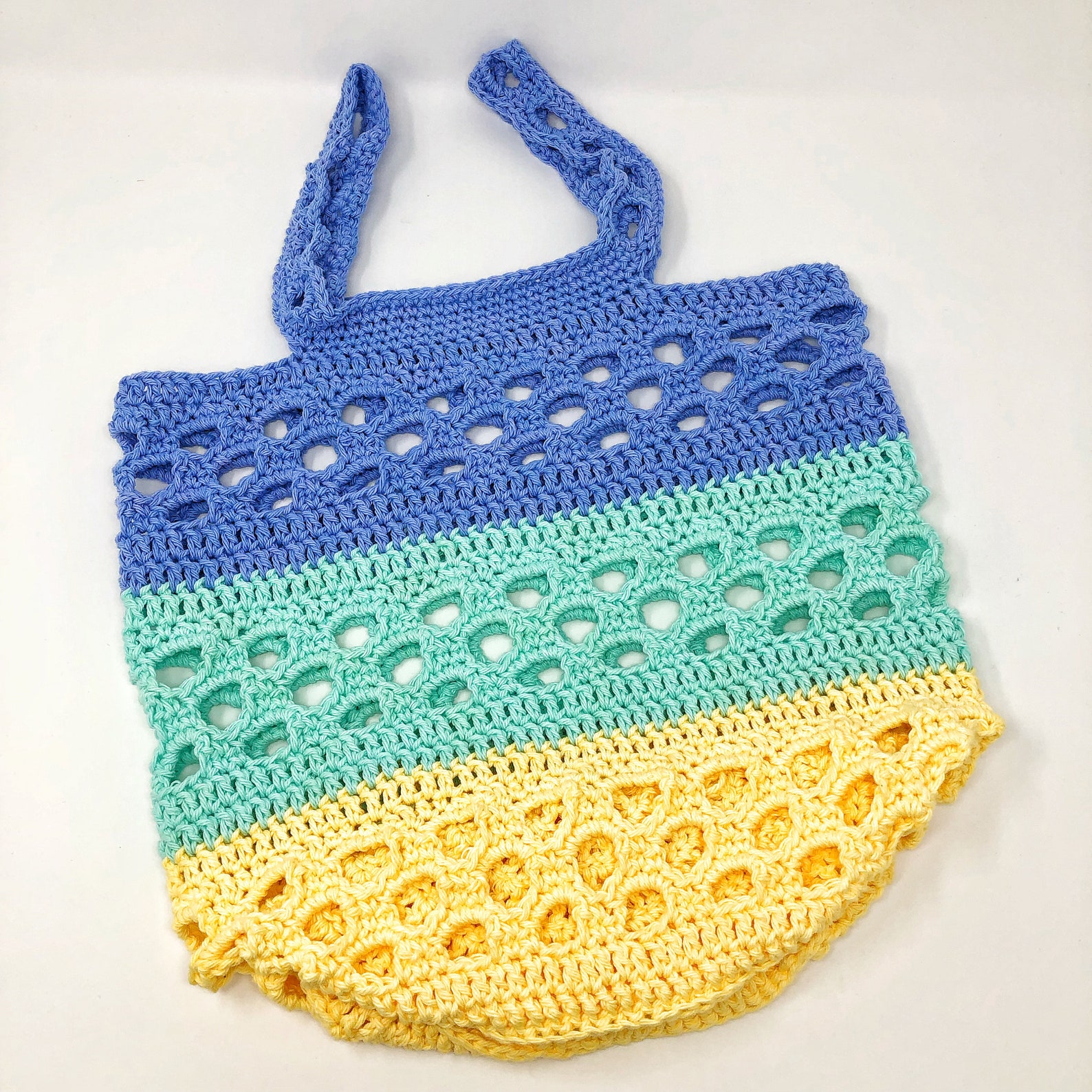 Honeycomb Tote Bag Crochet Pattern Market Bag Beach Bag - Etsy