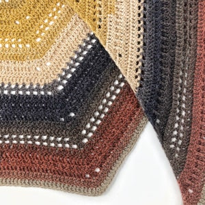Nature Entwined Scarf Shawl Crochet Pattern, Triangle Scarf