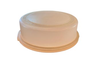 Contenedor portatartas Rubbermaid Servin' Saver vintage de 30 cm con asas.