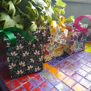 Tiny In The Wild Paper Gift Bags with Matching Gift Tags - Set of Three,