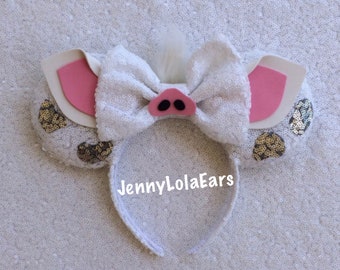 Moana Mickey Minnie Mouse Ears Pua Pig