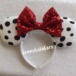 101 Dalmatians Minnie Ears, Minnie Ears, Mickey Ears, 101 Dalmatians Mickey Ears,