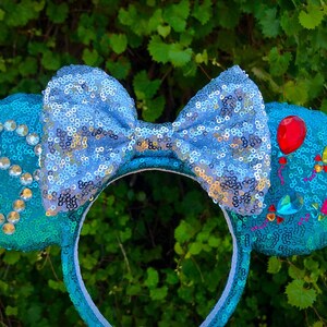 Personalized Birthday Minnie Mouse ears birthday headband accessories personalized birthday year ears