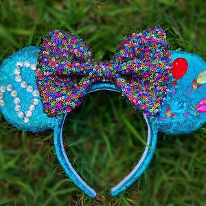 Personalized Birthday Minnie Mouse ears birthday headband accessories personalized year birthday accessorie