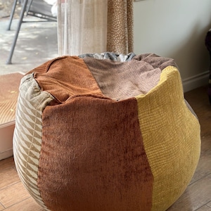 patch work bean bag